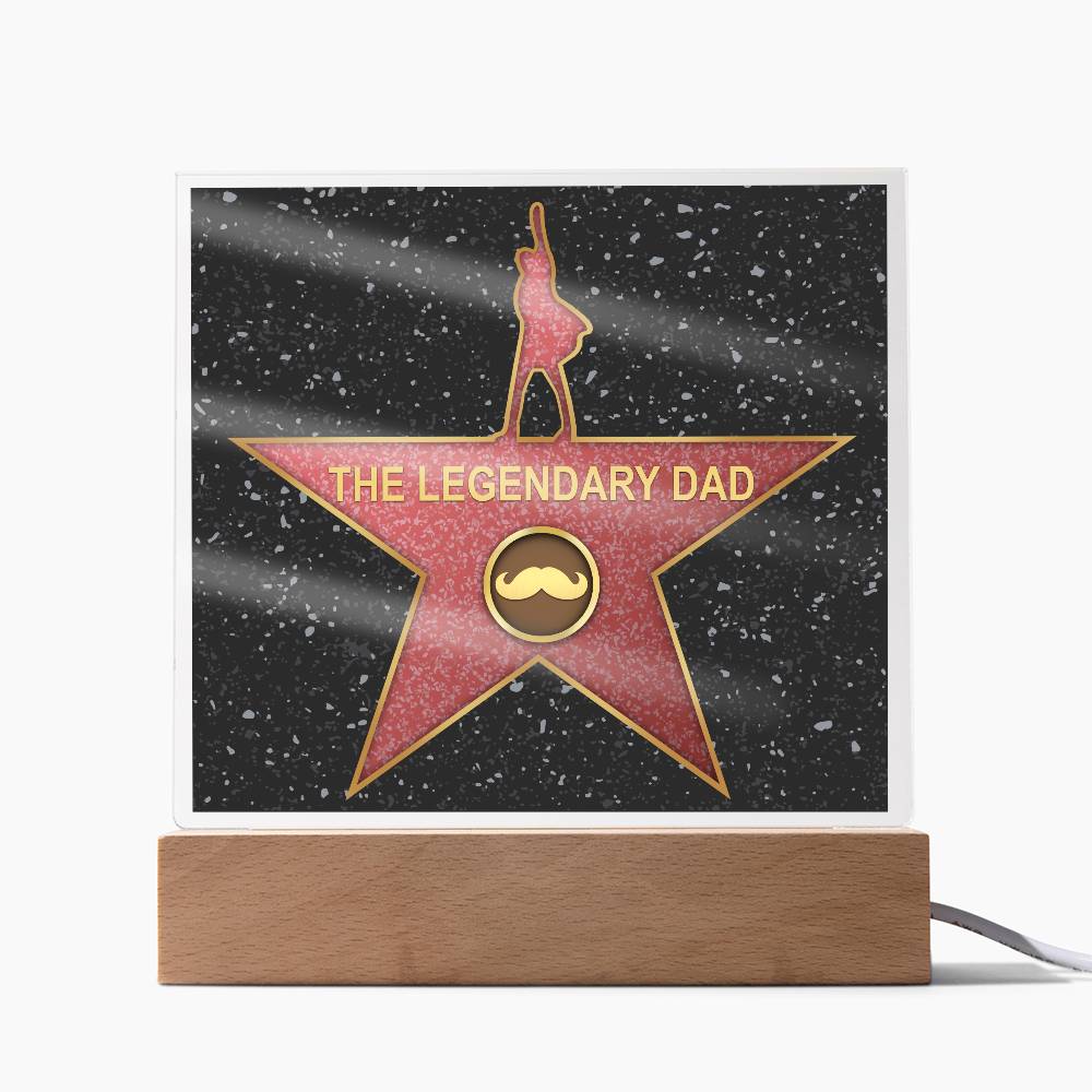 Dad-The Legendary Dad-Acrylic Plaque