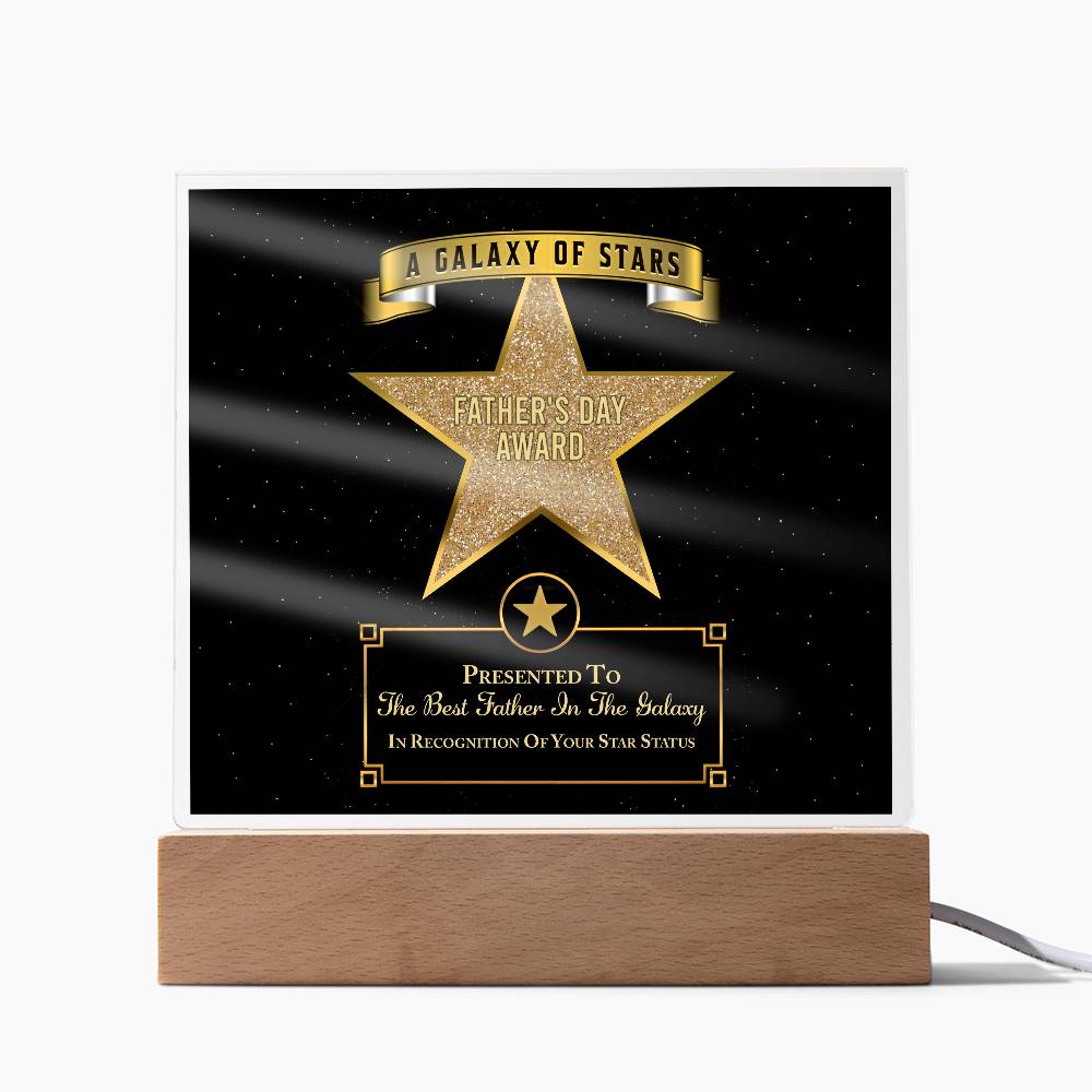 Dad-Galaxy Of Stars-Acrylic Plaque