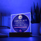 Dad-The Best Father-Circle Acrylic Plaque