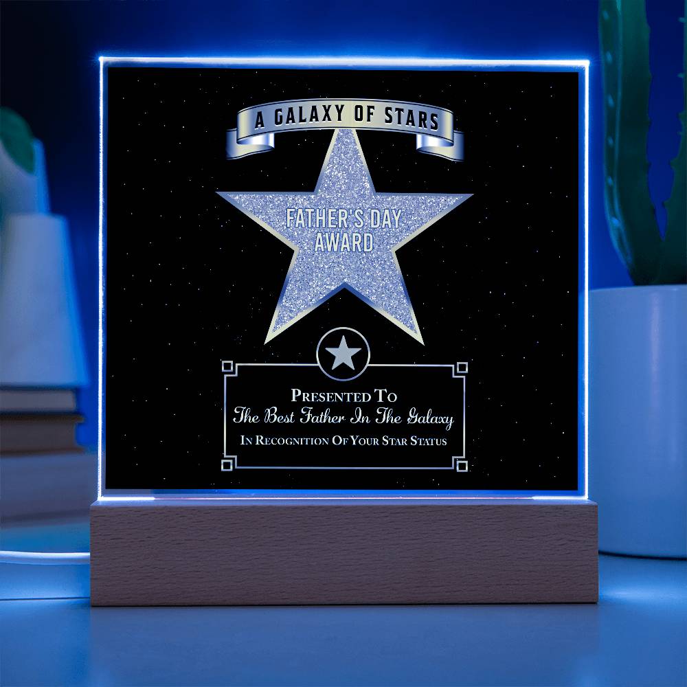 Dad-Galaxy Of Stars-Acrylic Plaque