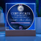 Dad-The Best Father-Circle Acrylic Plaque