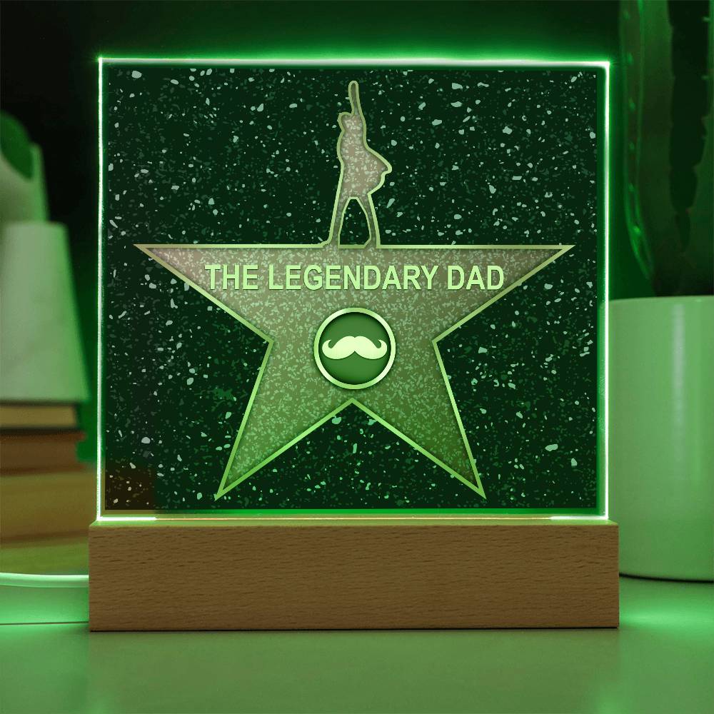 Dad-The Legendary Dad-Acrylic Plaque