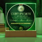 Dad-The Best Father-Circle Acrylic Plaque