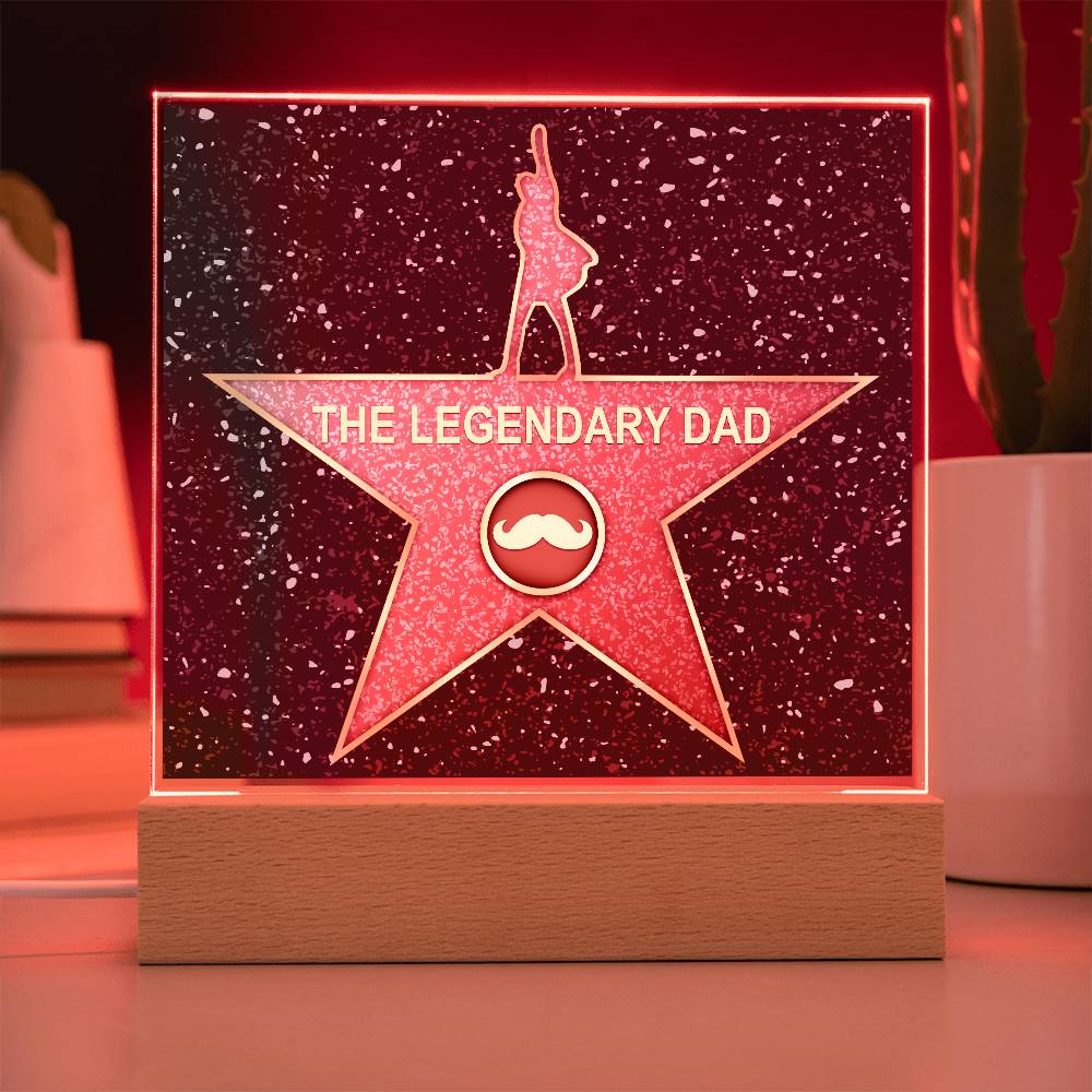 Dad-The Legendary Dad-Acrylic Plaque