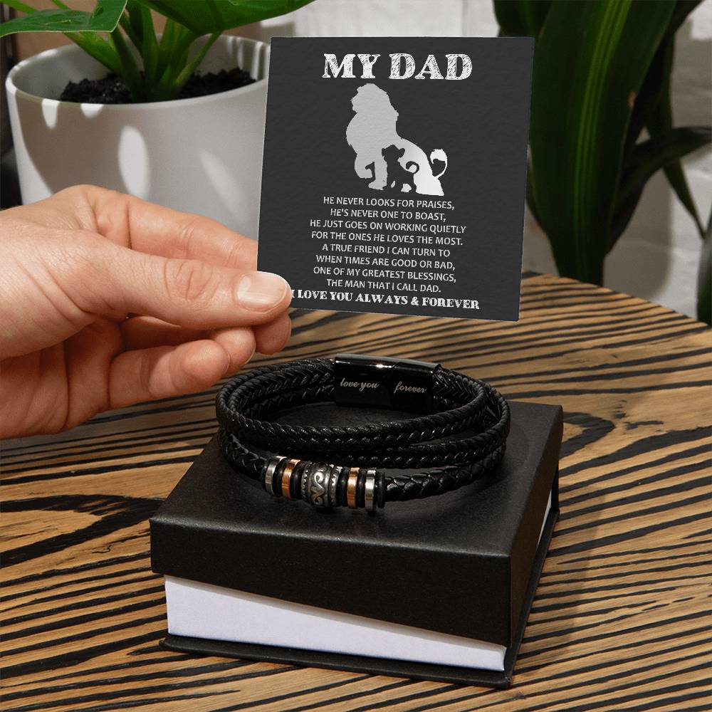 Dad-The Man Bracelet