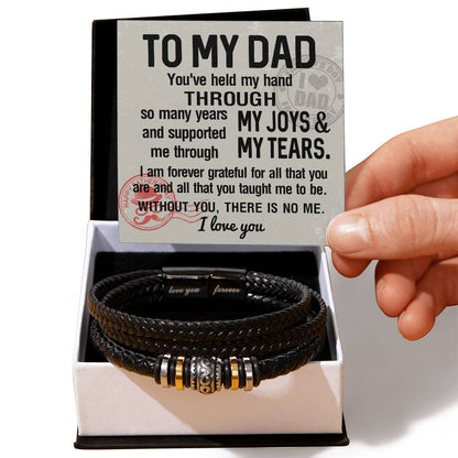 Dad-Held My Hand-Bracelet