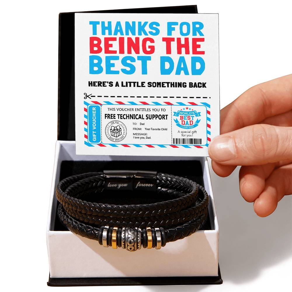 Dad-Gift Voucher-Bracelet