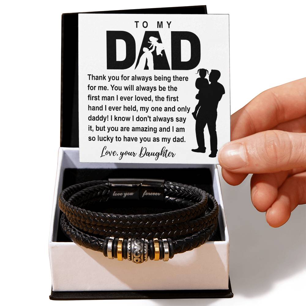 Gift for Dad - There For Me Forever Bracelet