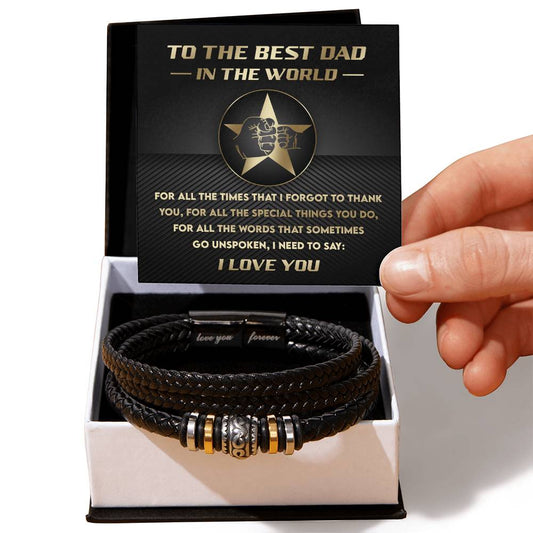 To The Best Dad In the World - Bracelet