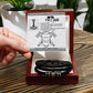 Dad-Safe And Protected-Bracelet