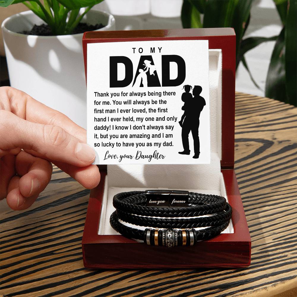 Gift for Dad - There For Me Forever Bracelet