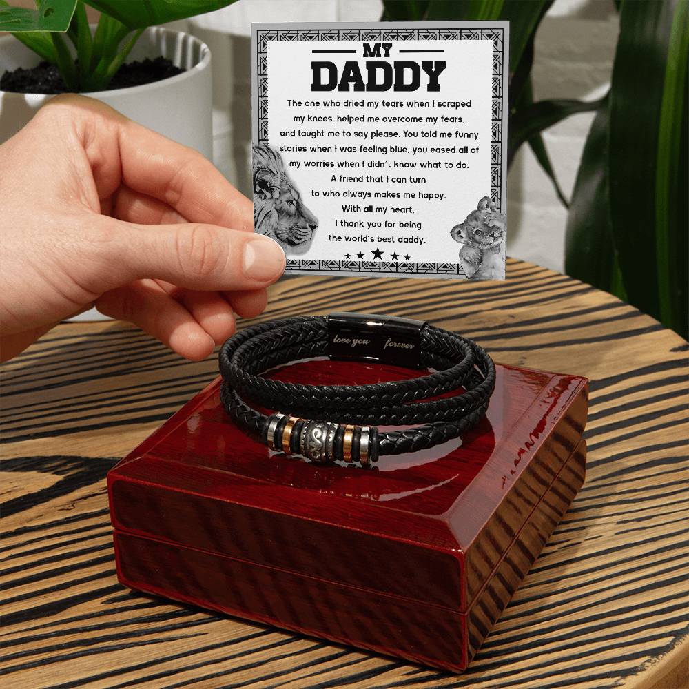 Dad-Makes Me Happy-Bracelet