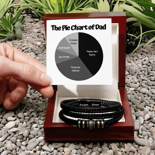 Dad-Pie Chart-Bracelet