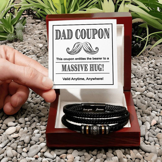 Dad-Massive Hug-Metal Chronograph Watch