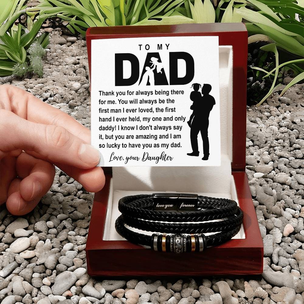 Gift for Dad - There For Me Forever Bracelet