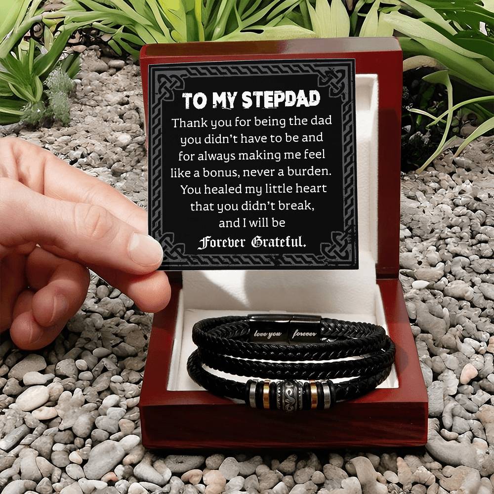 Stepdad-Will Be Forever-Bracelet