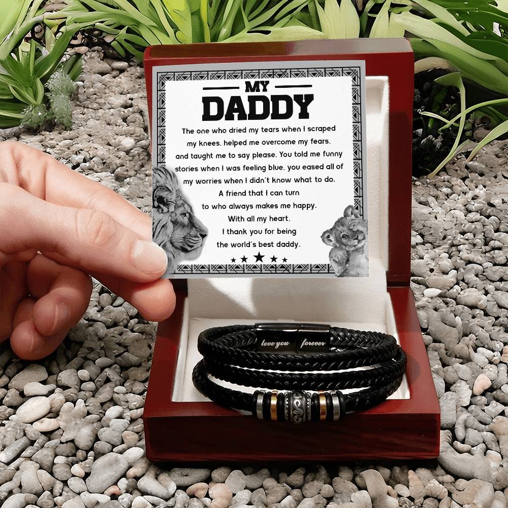 Dad-Makes Me Happy-Bracelet