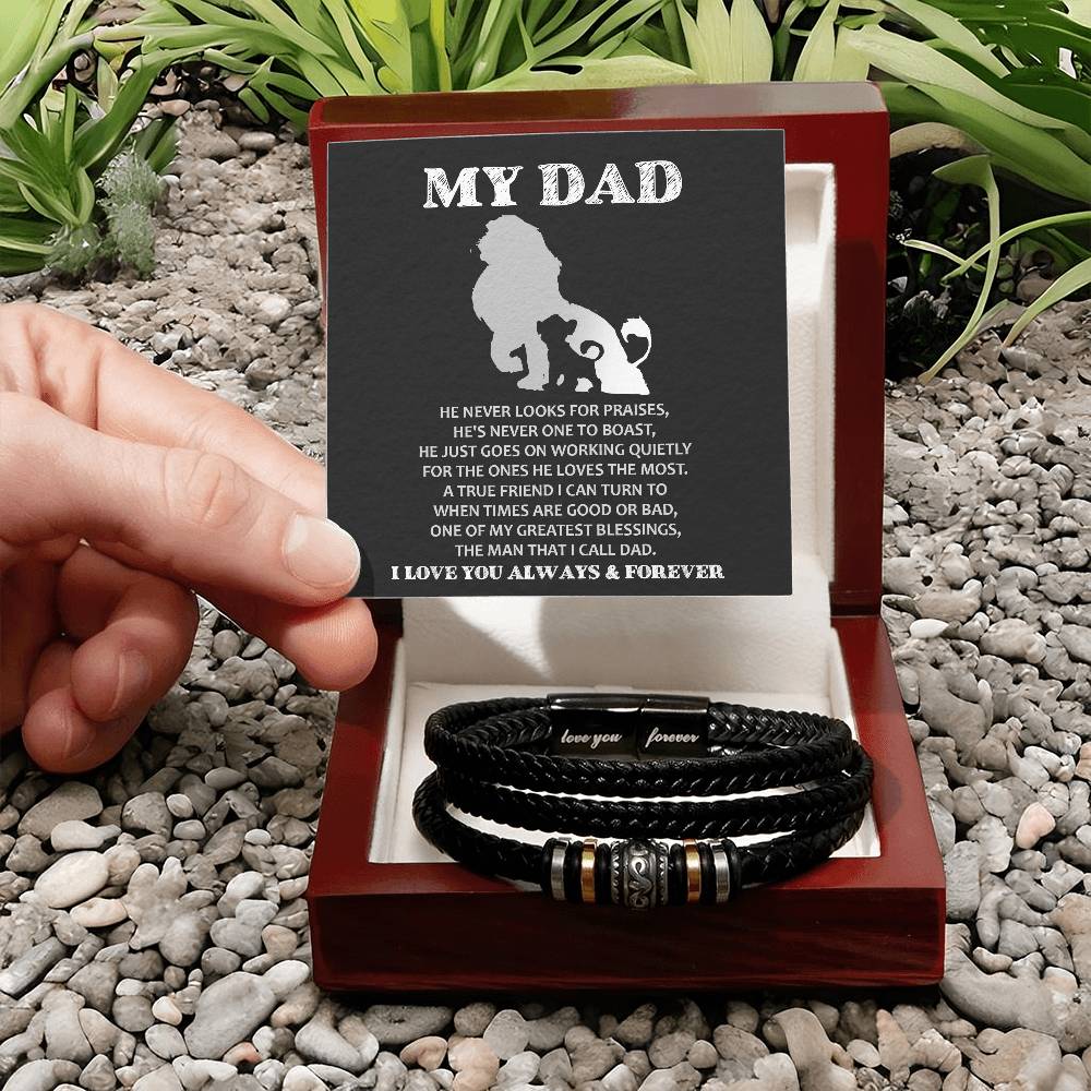 Dad-The Man Bracelet