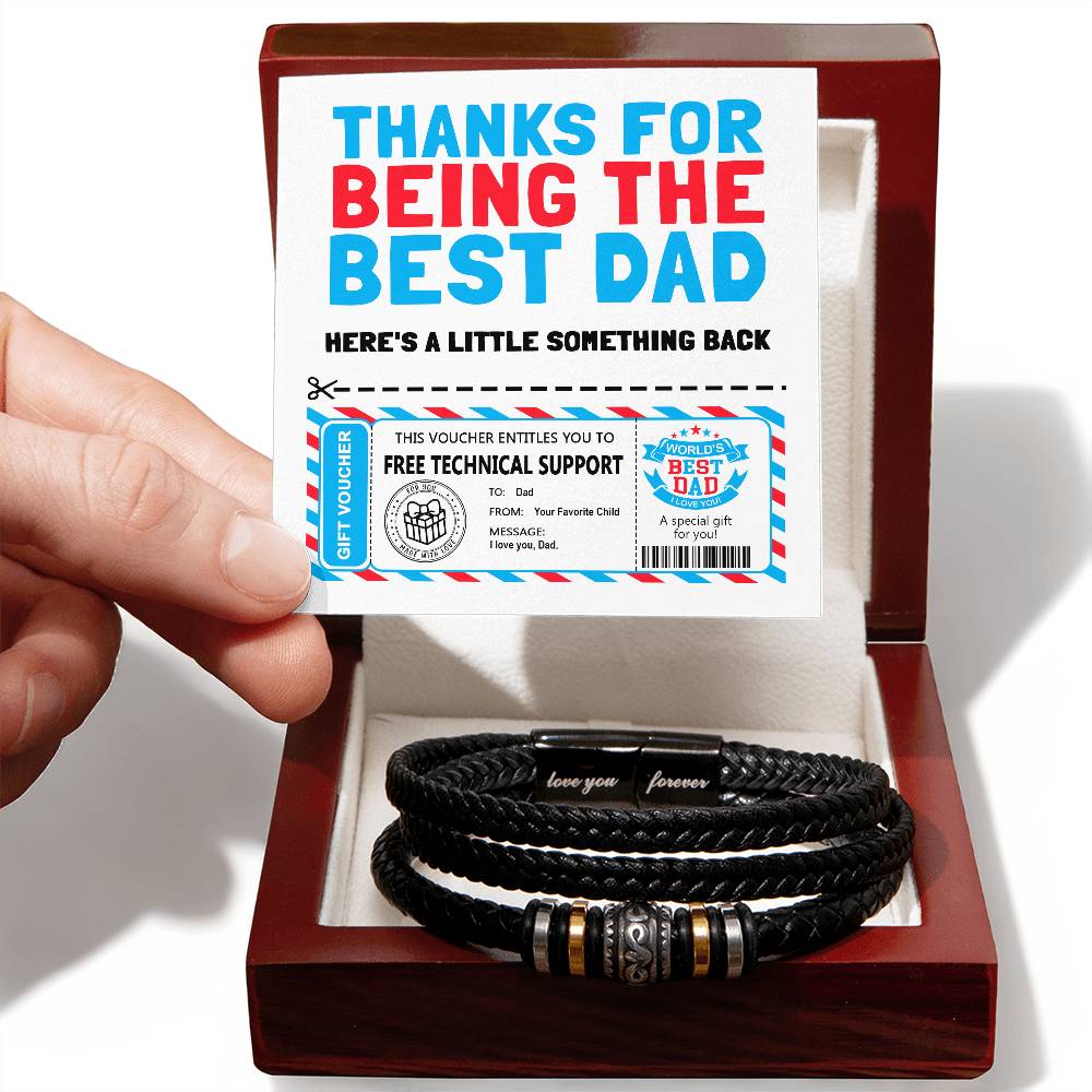 Dad-Gift Voucher-Bracelet