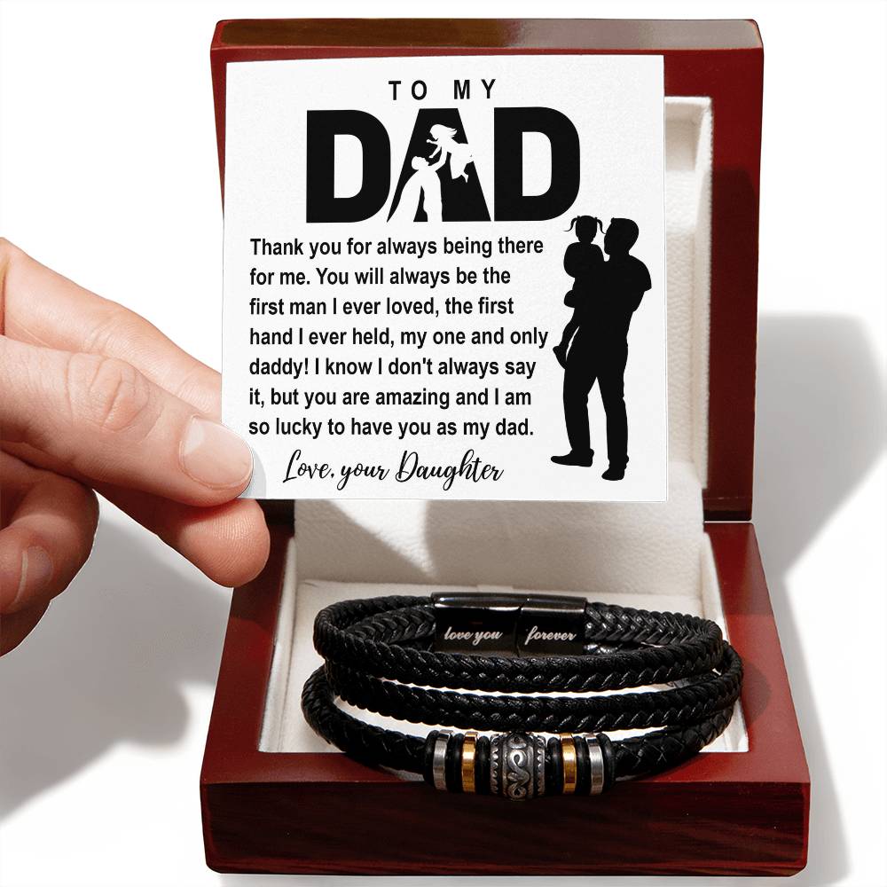 Gift for Dad - There For Me Forever Bracelet