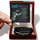 Dad-Thank You For-Bracelet