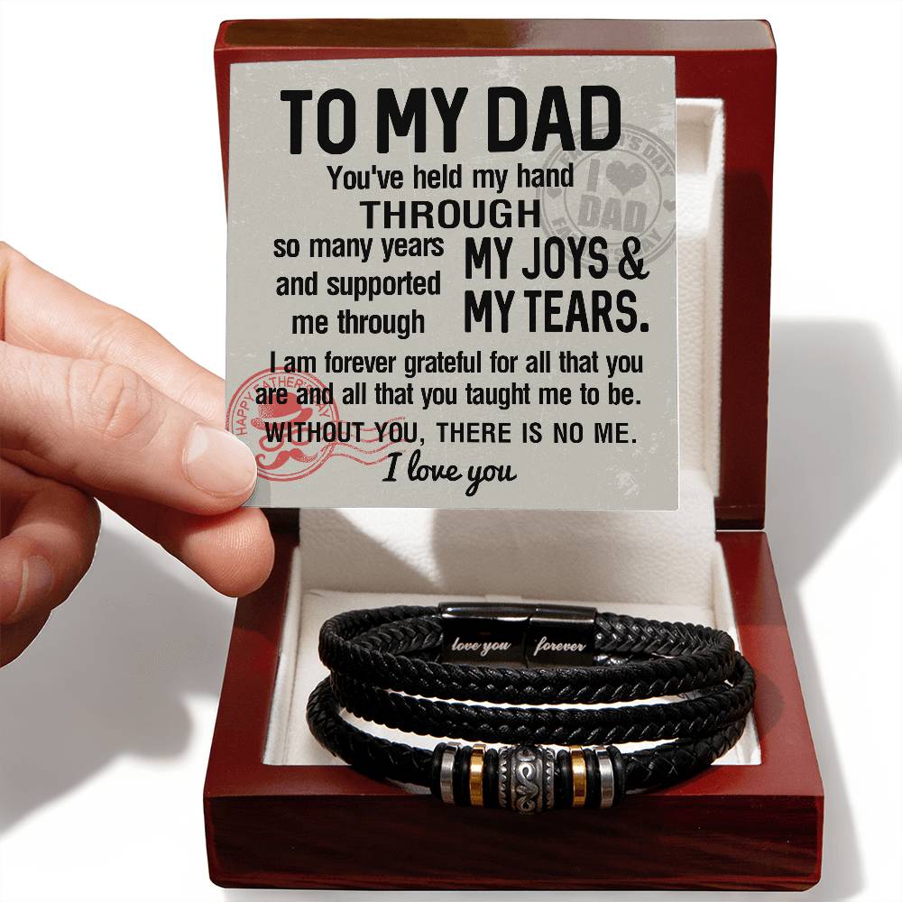 Dad-Held My Hand-Bracelet