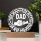Dad-The Man-Circle Acrylic Plaque