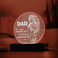 Dad-Reach For You-Circle Acrylic Plaque