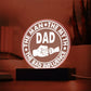 Dad-The Man-Circle Acrylic Plaque