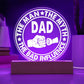 Dad-The Man-Circle Acrylic Plaque
