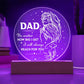 Dad-Reach For You-Circle Acrylic Plaque