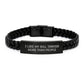 Funny Bull Terrier Dog Quote Interlaced Leather Bracelet, Gifts for Men, Gifts from Women, Unique Valentine's Dog Lover Gifts - Image 1