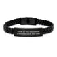 Funny Hairdresser Gift Ideas for Him or Her - Unique Interlaced Leather Bracelet with Engraved Stainless Steel, Gifts from Friends, Family, or Coworkers to Hairdresser for Christmas - Image 1