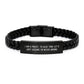 Funny Priest Gifts for Men, Christmas Unique Presents from Friends to Priest, Interlaced Leather Bracelet with Stainless Steel, I'm Never Wrong Quote - Image 1