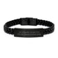 Funny Reporter Gifts for Him Christmas Unique Interlaced Leather Bracelet from Friends - Image 1