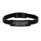 Crime Scene Technician Dad Gifts, Funny Interlaced Leather Bracelet for Him, Graduation Unique Gifts from Family, Gifts for Men, Cool Crime Scene Technician Accessories - Image 1