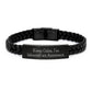 Funny Keep Calm Assistant Interlaced Leather Gift for Birthday Friends Gifts from Family - Image 1
