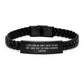 Funny Auditor Gifts from Men to Favorite Auditor for Graduation Unique Gifts - Interlaced Leather Bracelet - Image 1