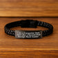 Unique Gifts for Carpenter Dad, Funny Leather Bracelet for Men, Christmas Unique - Image 2