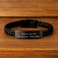 Funny Chiropractor Quotes Gift for Men Interlaced Leather Bracelet, Gifts from Family to Chiropractor, Unique Graduation Accessories - Image 2