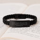 Funny Air Traffic Controller Gifts from Friends to Men - Keep Calm And Let The Air Traffic Controller Handle It Interlaced Leather Bracelet for Birthday Unique Gifts - Image 3