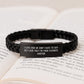 Funny Auditor Gifts from Men to Favorite Auditor for Graduation Unique Gifts - Interlaced Leather Bracelet - Image 3