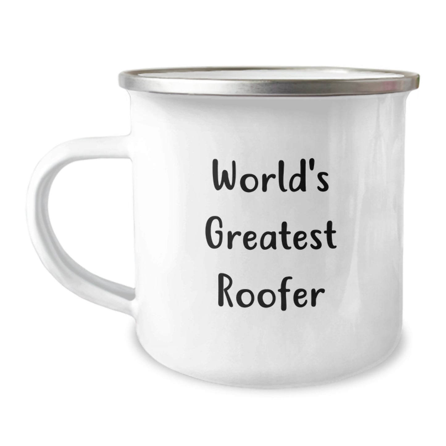 Funny Roofer Gifts from Friends, World's Greatest Roofer Love for Men, Valentine's Unique Camping Mug - Image 1