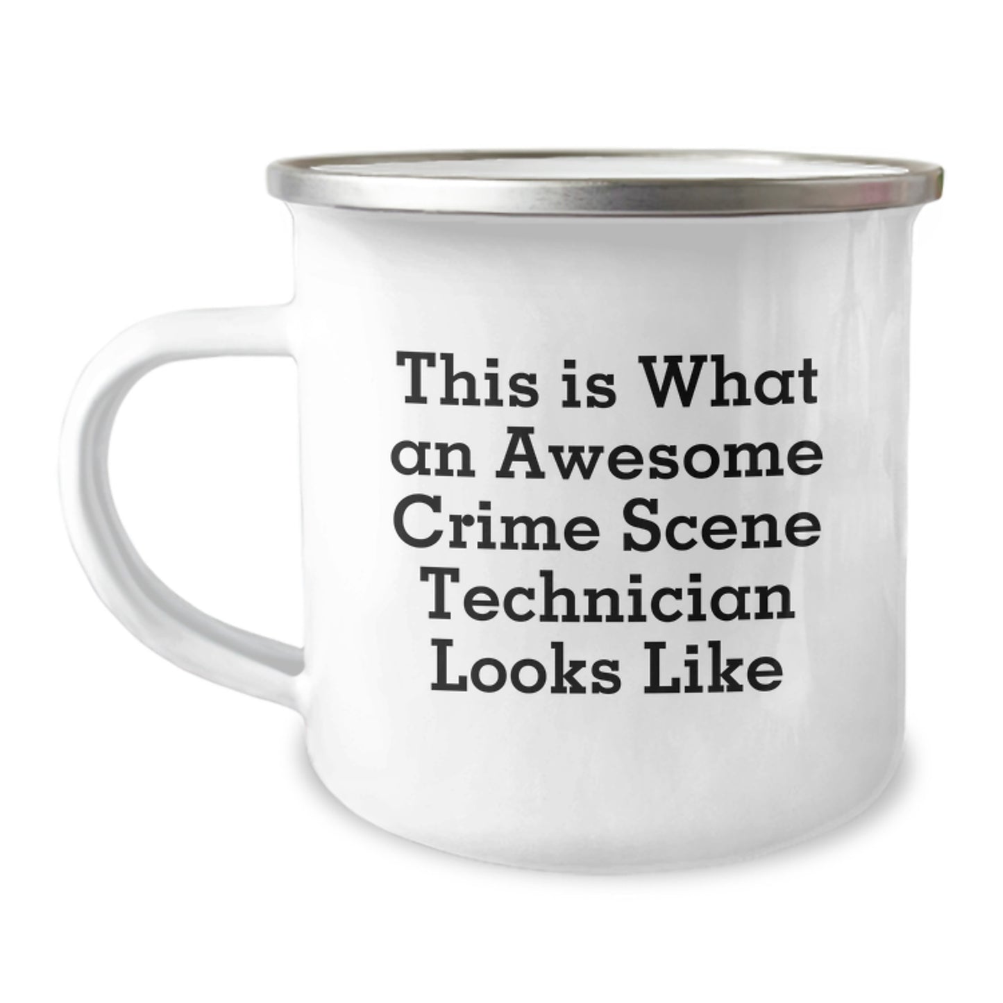 Funny Crime Scene Technician Gifts for Men, Unique Christmas Unique Gifts from Friends to Crime Scene Technician Enthusiasts, Awesome Crime Scene Technician Camping Mug - Image 1