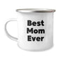 Funny Mom Gifts from Men, Best Mom Ever Camping Mug, Christmas Unique Gifts for Mom - Image 1