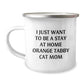 Funny Orange Tabby Cat Mom Camping Mug Gifts from Men to Women Friends Family for Valentine's Unique Presents - Image 1