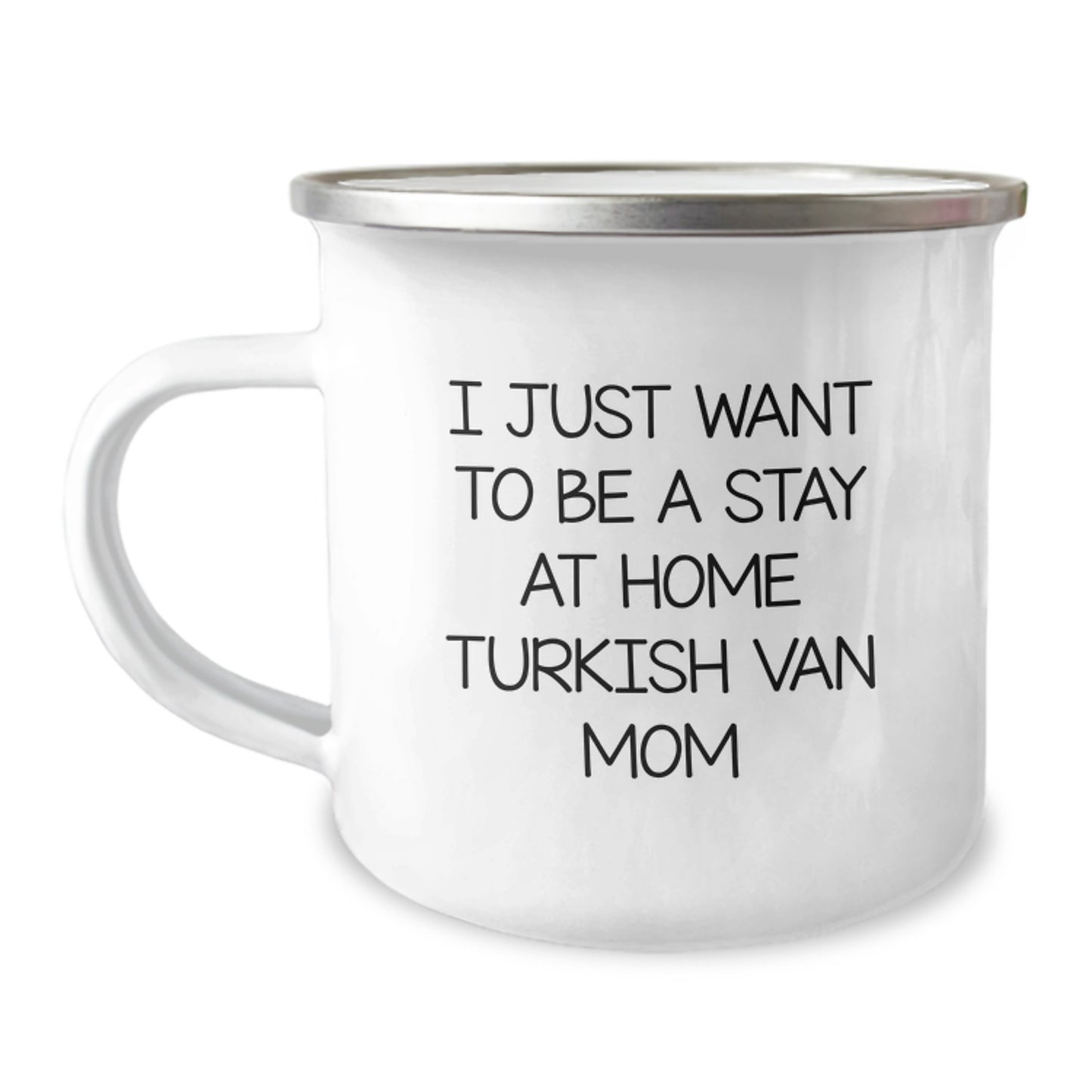 Funny Turkish Van Cat Mom Camping Mug Gifts from Men to Women Friends Family on Valentine's - Image 1