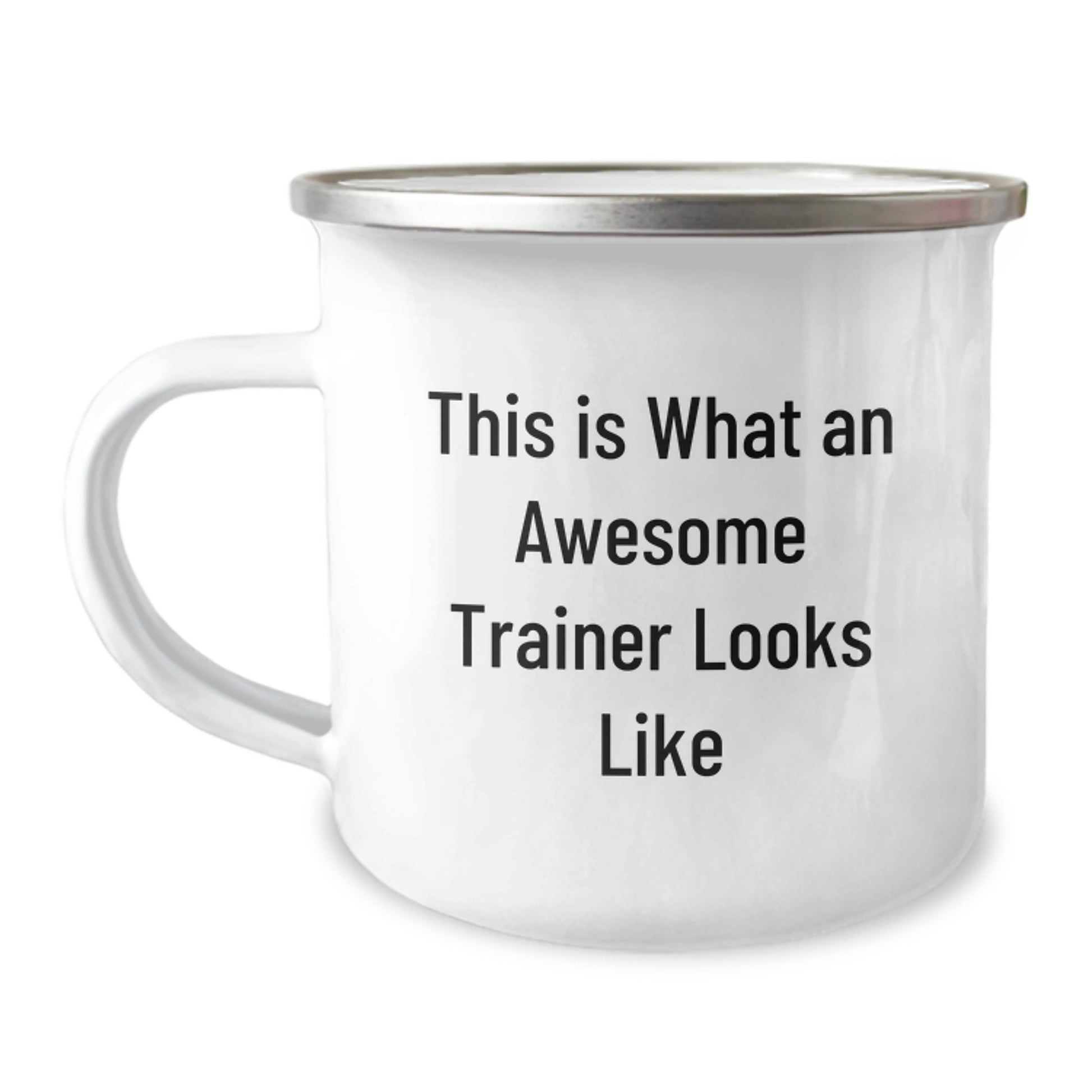 Funny Trainer Gifts from Men, Awesome Trainer Camping Mug for Valentine's Unique Gifts, This Is What An Awesome Trainer Looks Like - Image 1