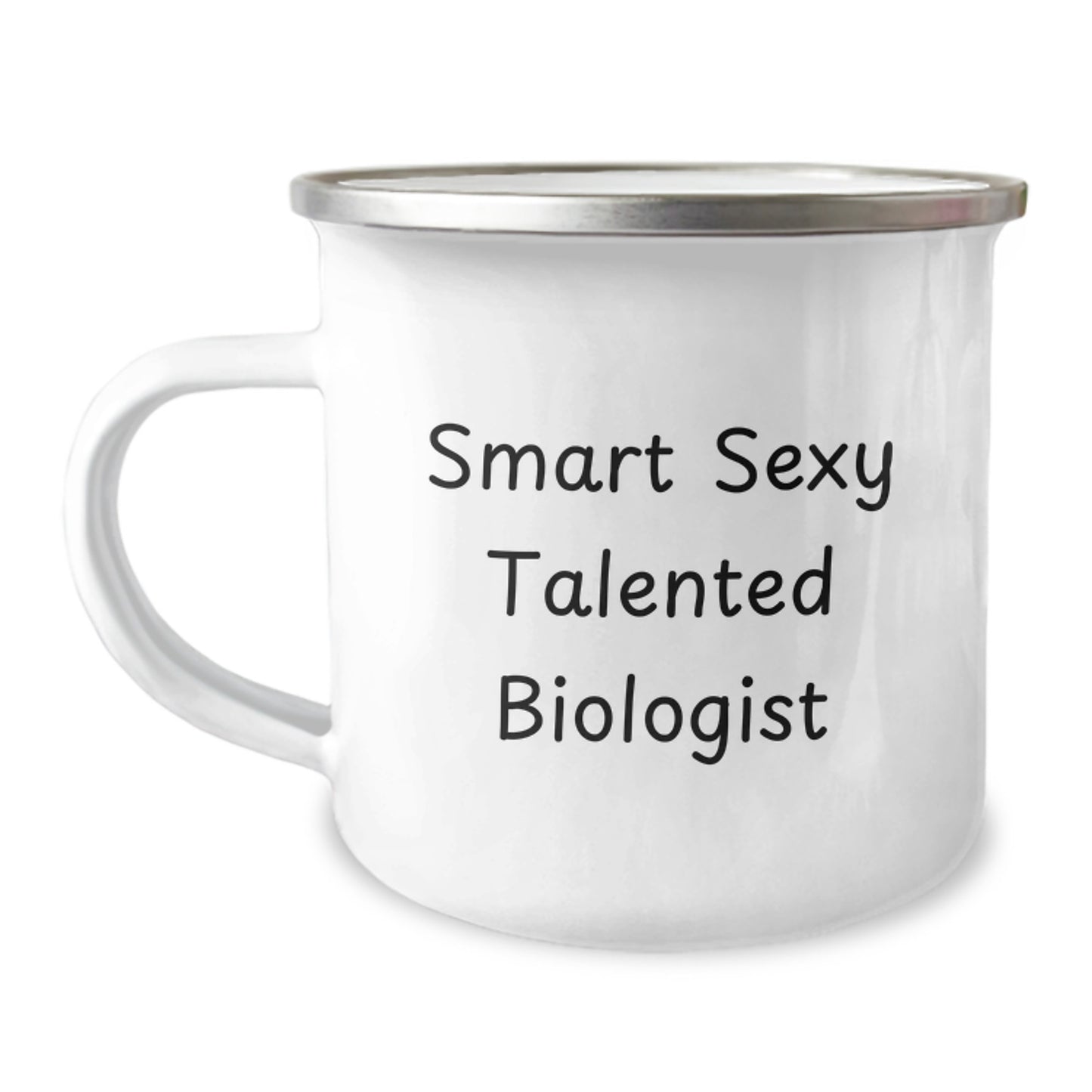 Funny Biologist Gifts for Birthday - Smart Sexy Talented Biologist Camping Mug, Gifts from Friends for Biologist Men, Unique Birthday Unique Gifts for Biologist Women - Image 1