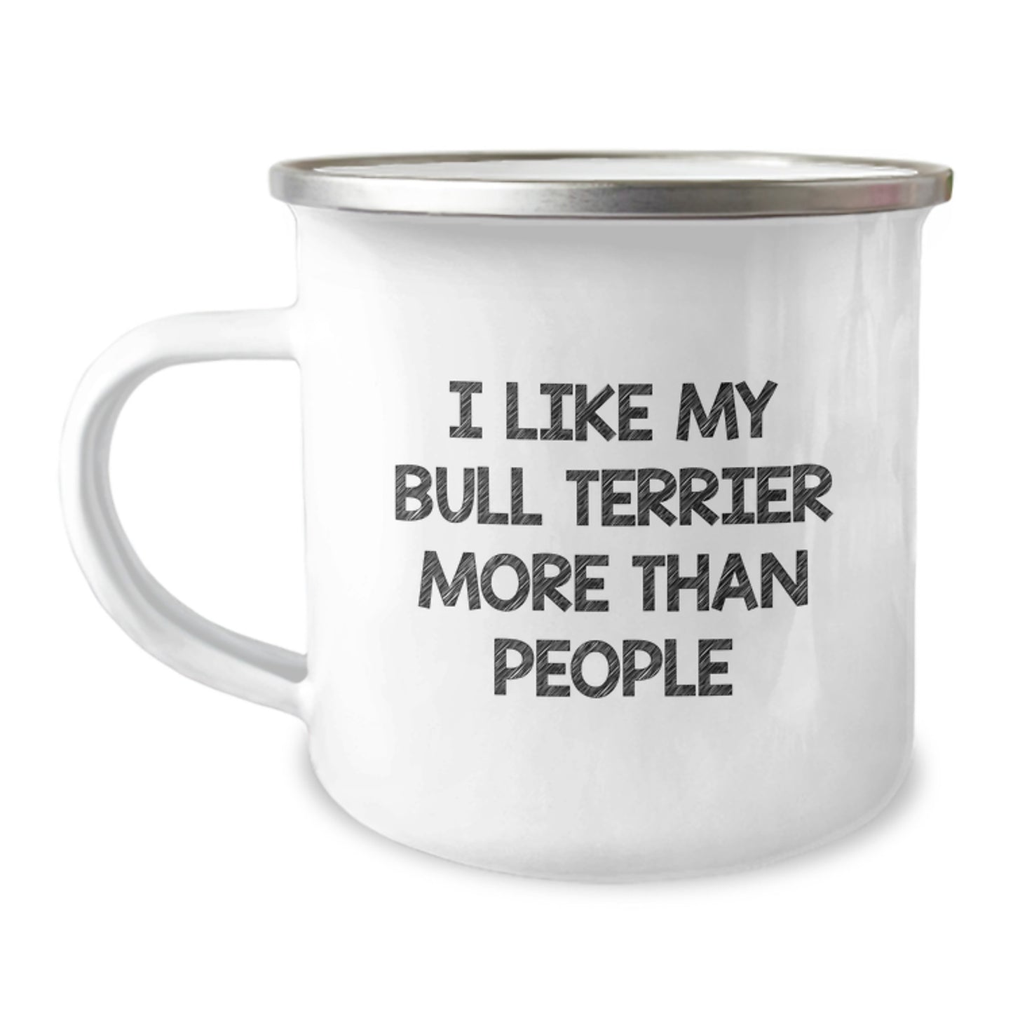 Funny Bull Terrier Dog Lover Gifts from Friends to Bull Terrier Dog Owners, Valentine's Unique, Camping Mug for Men, Women and Family - Image 1